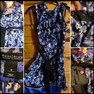 White House Black Market - Flower Dress - Size 8